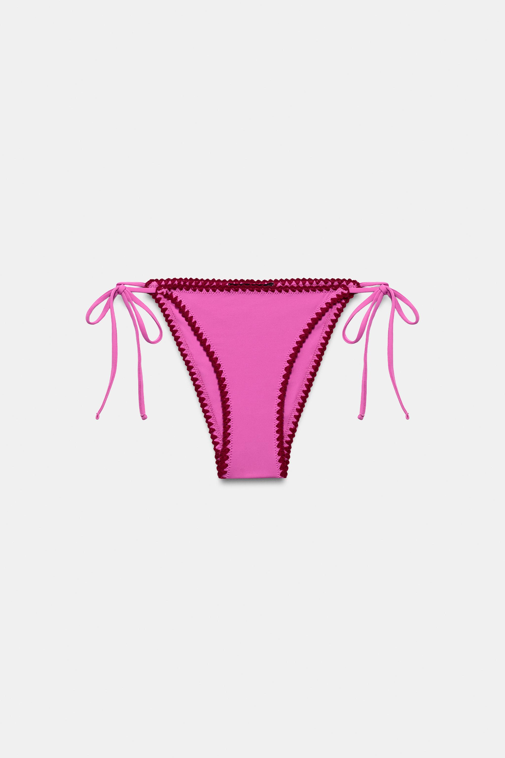 SEAMED BIKINI BOTTOMS
