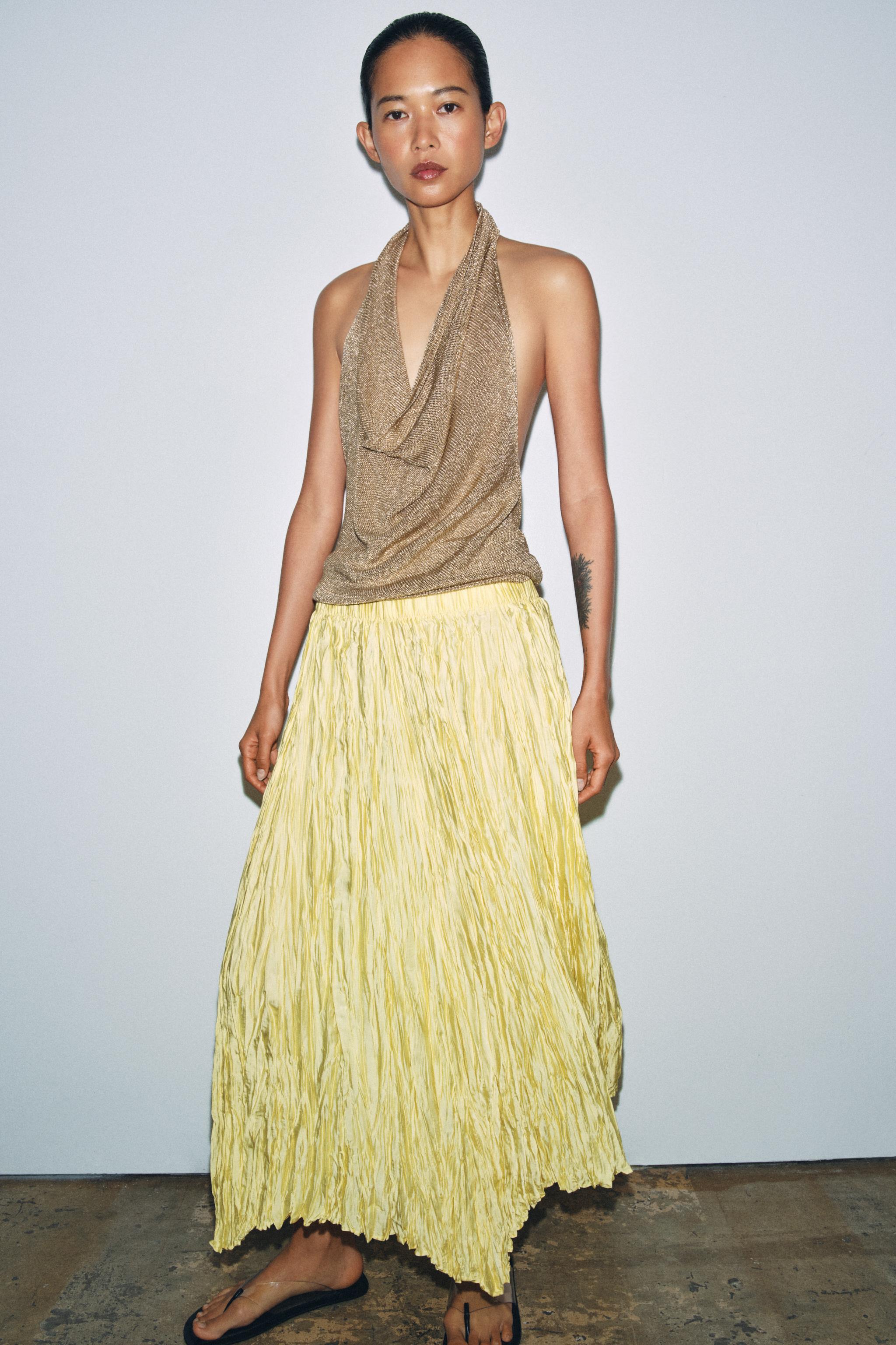 ZW COLLECTION UZUN PİLİLİ ETEK