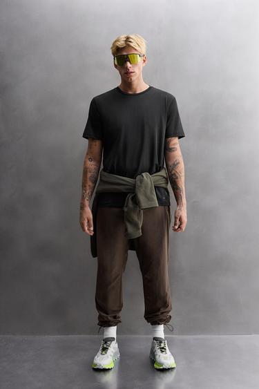 TECHNICAL TROUSERS - Brown by Zara