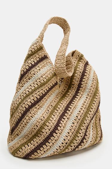 СУМКА С ПЛЕТЕНЫМ КОРПУСОМ — Разноцветный от Zara