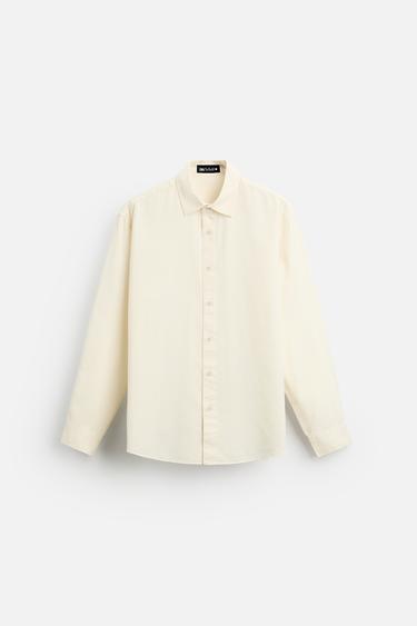 REGULAR FIT SHIRT - Brown by Zara