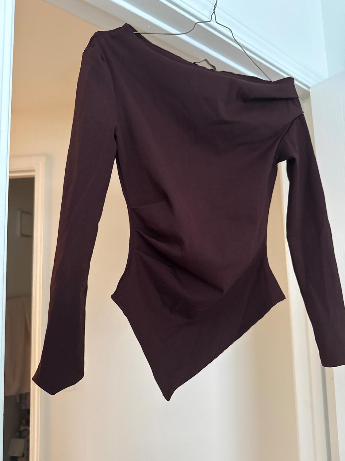 BROWN/BURGUNDY SHIRT - Image 2