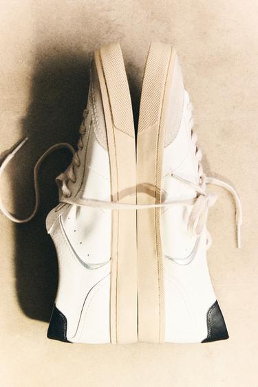 حذاء رياضي بنعل متباين - أبيض الخاص بـ Zara