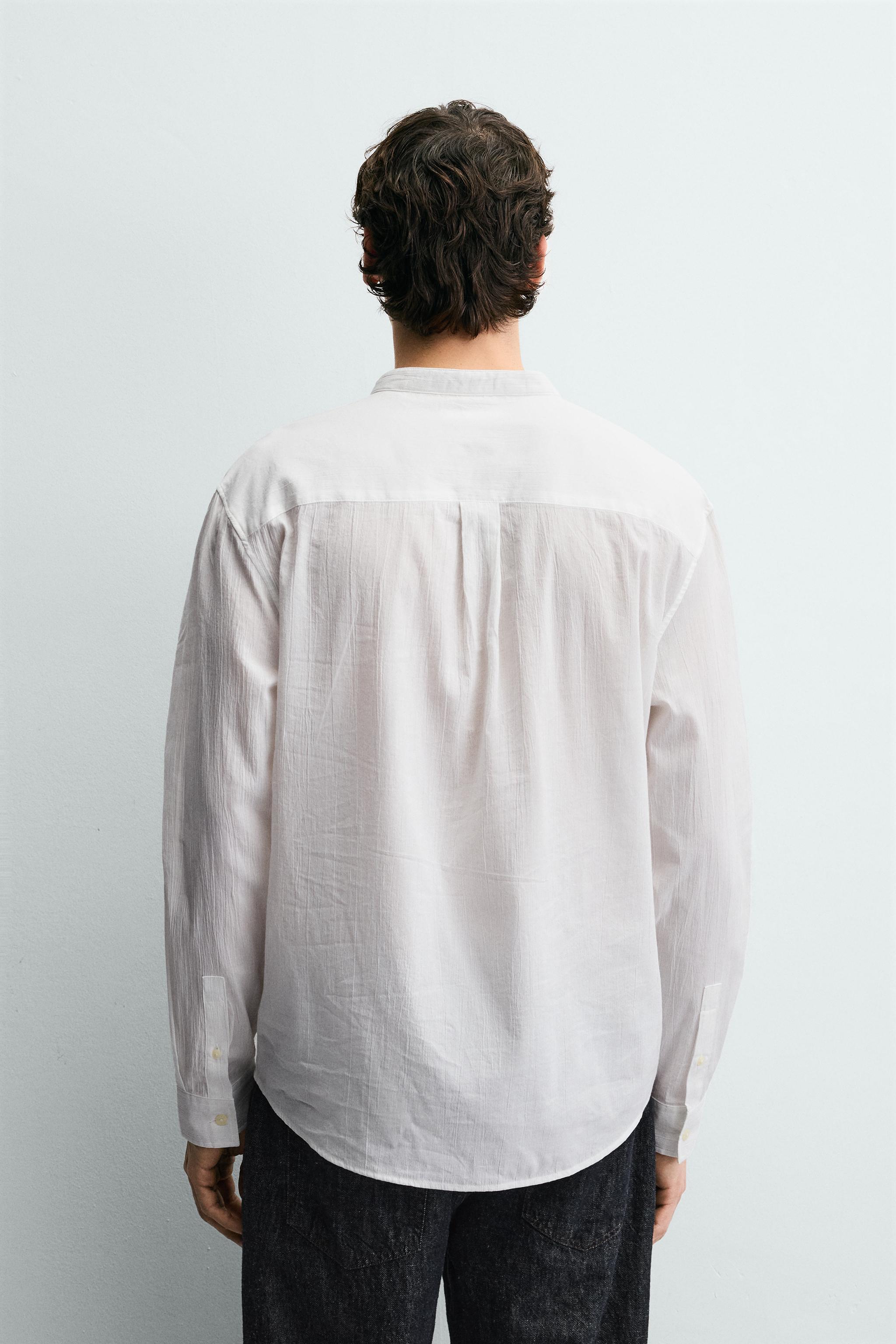 CHEMISE POLO EFFET FROISSÉ