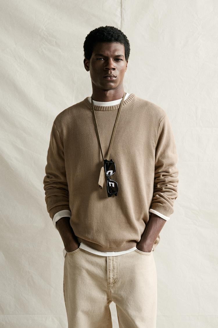 RELAXED FIT COTTON JUMPER