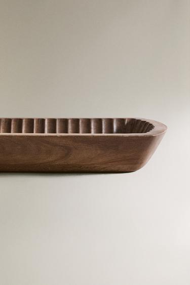 PLATEAU DÉCORATIF BOIS - Marron de Zara - Image 3