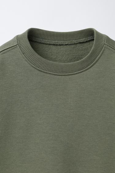 LABEL BASIC JOGGER SWEATSUIT - Green by Zara - Image 3