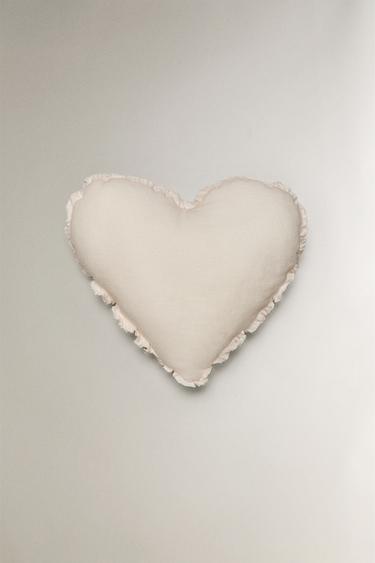 KIDS' HEART CUSHION - Pastel pink by Zara - Image 2