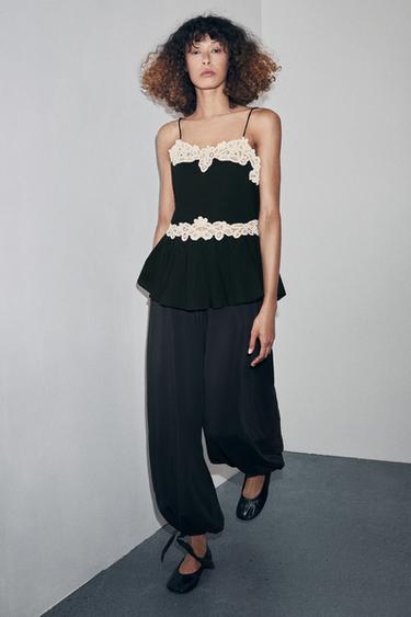 Zara ZW COLLECTION BLOOMERS - Anthracite grey