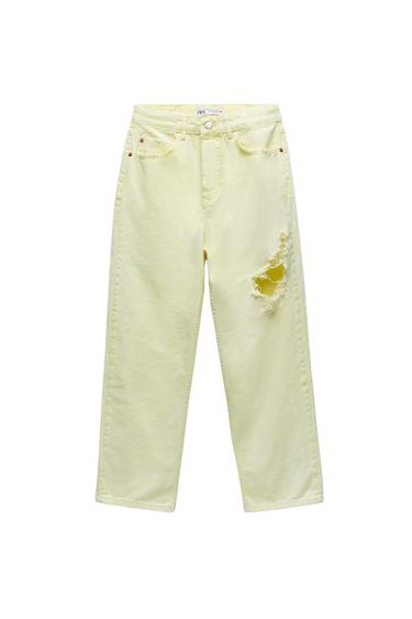 Z1975 STRAIGHT ACID WASH JEANS
