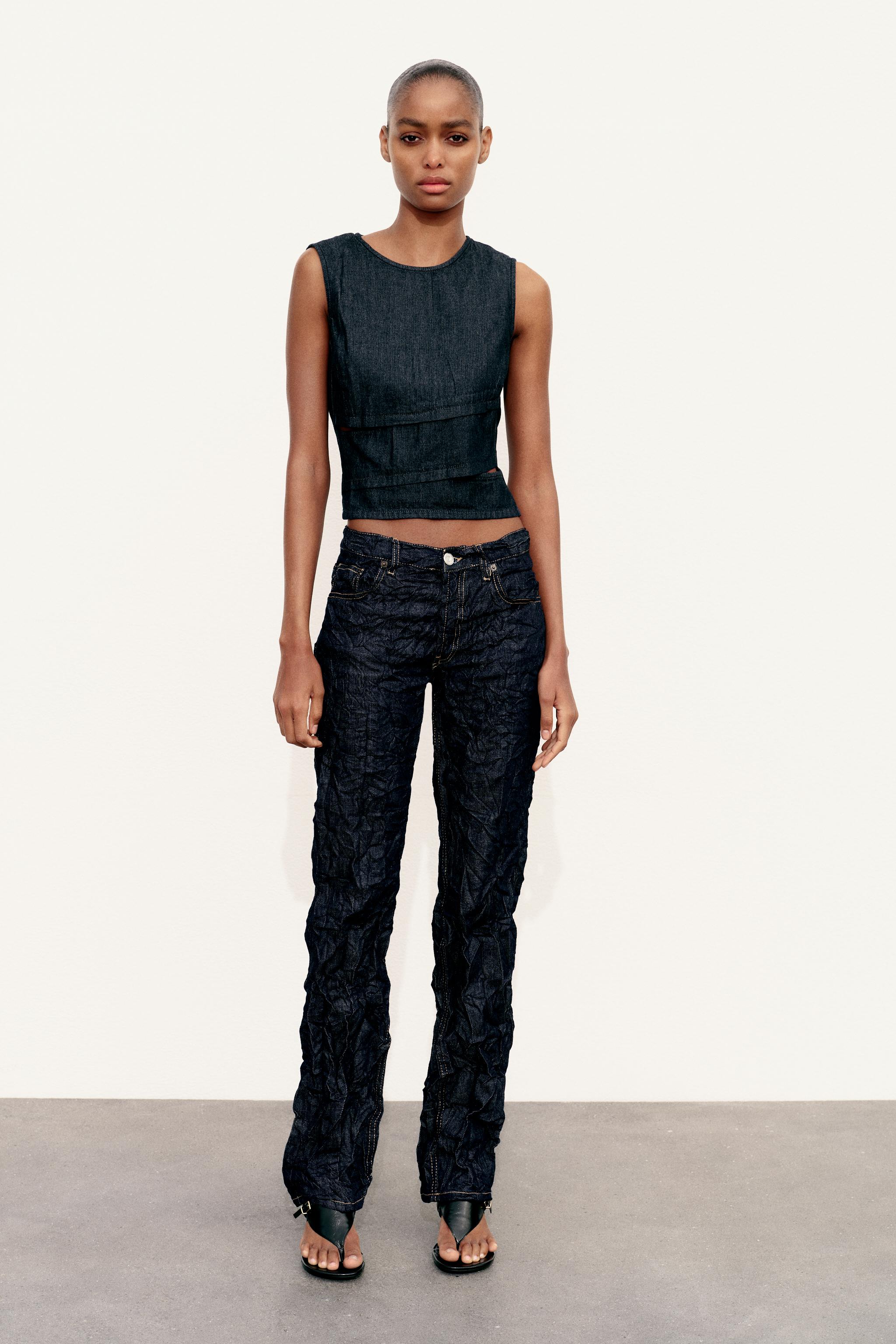 Women's Jeans Zara. Dark blue. XS. Used. Good – Outlet Deja Vu