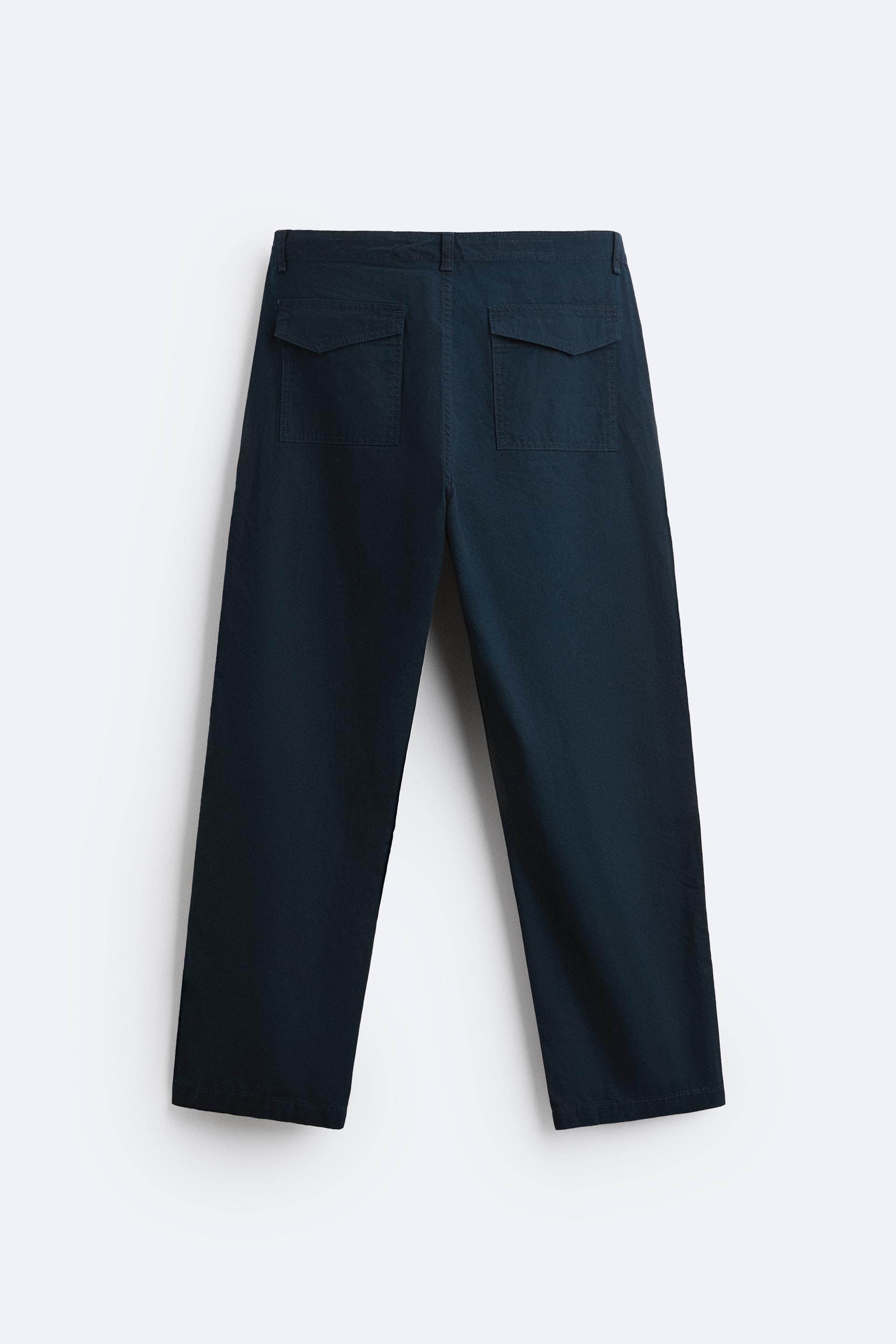 EASY CARE JOGGER WAIST TROUSERS - Navy blue