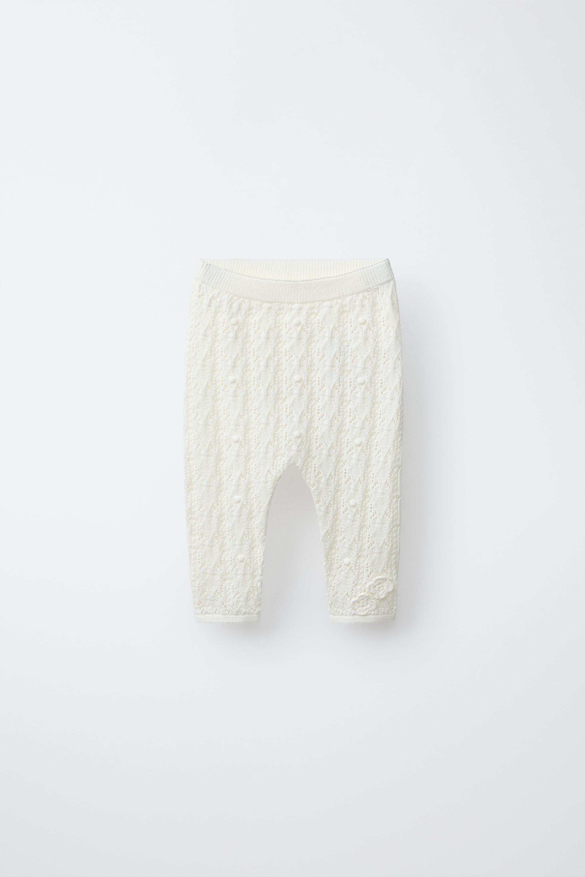 OPENWORK KNIT PANTS
