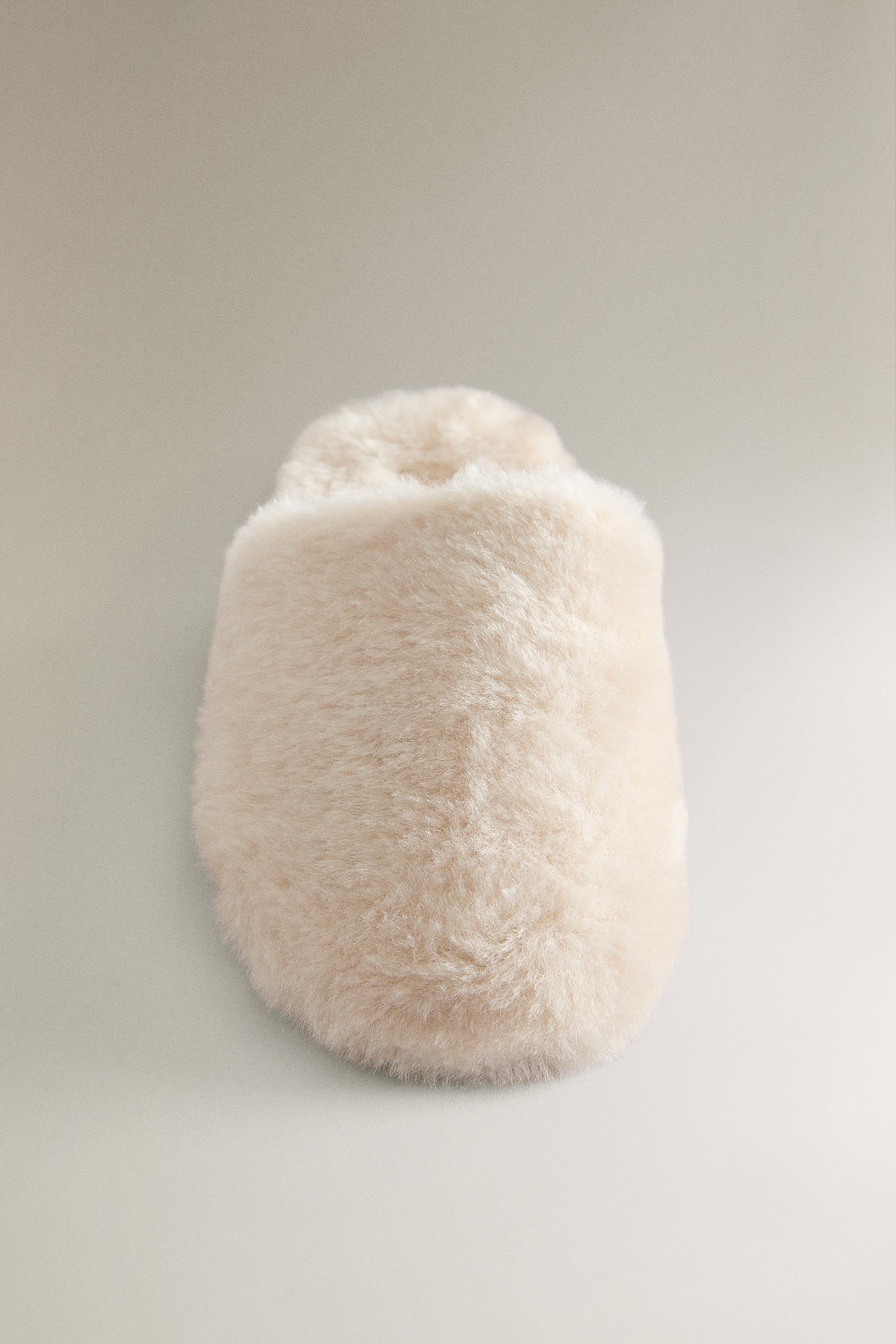 FAUX FUR MULE SLIPPERS