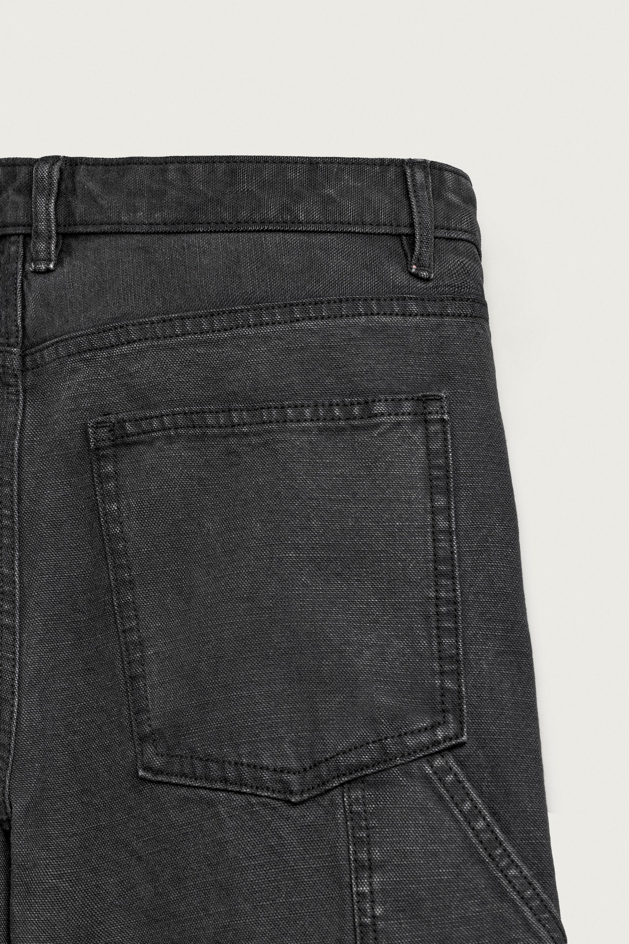 STRAIGHT-FIT CARPENTER POCKET PANTS