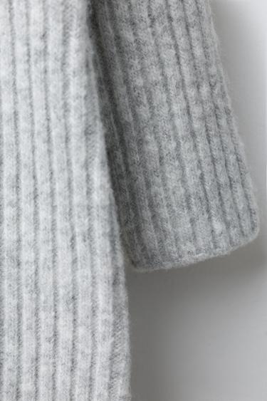 RIBBED KNIT JUMPSUIT - Grey marl by Zara - Image 2