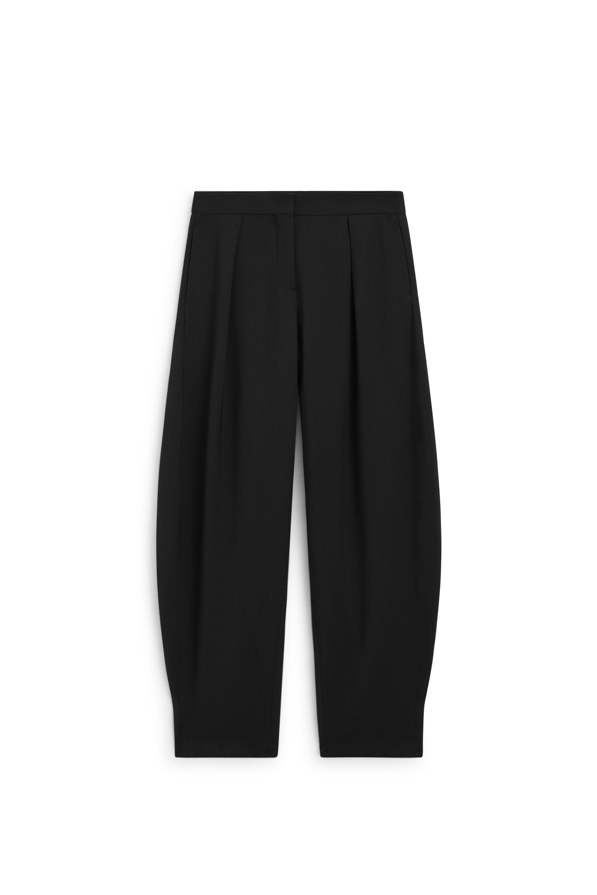 Barrel fit tailored pants with darts - LIMITED EDITION