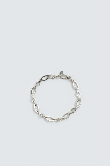 METAL CHAIN LINK BRACELET - Silver by Zara
