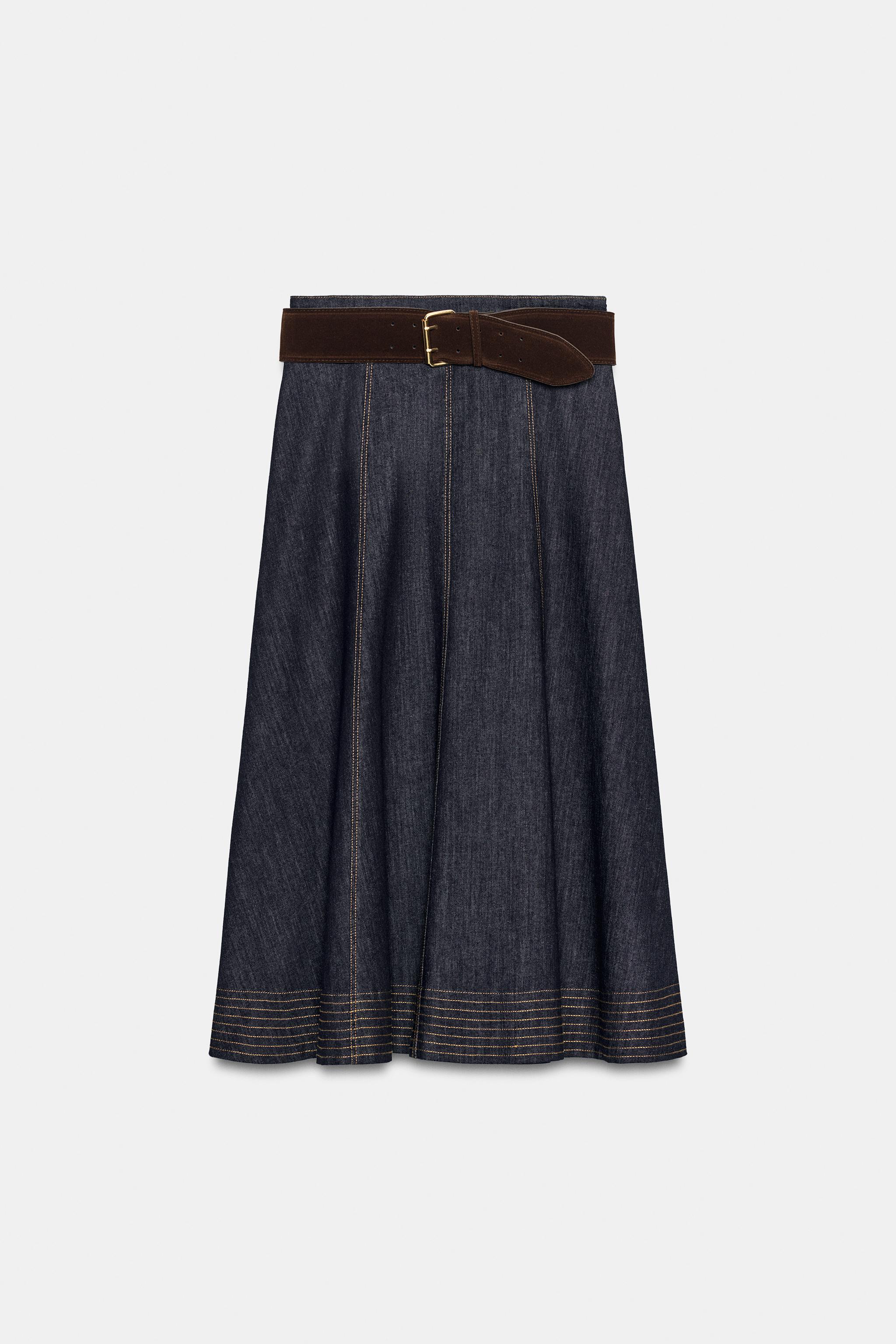 JUPE CAPE CEINTURE