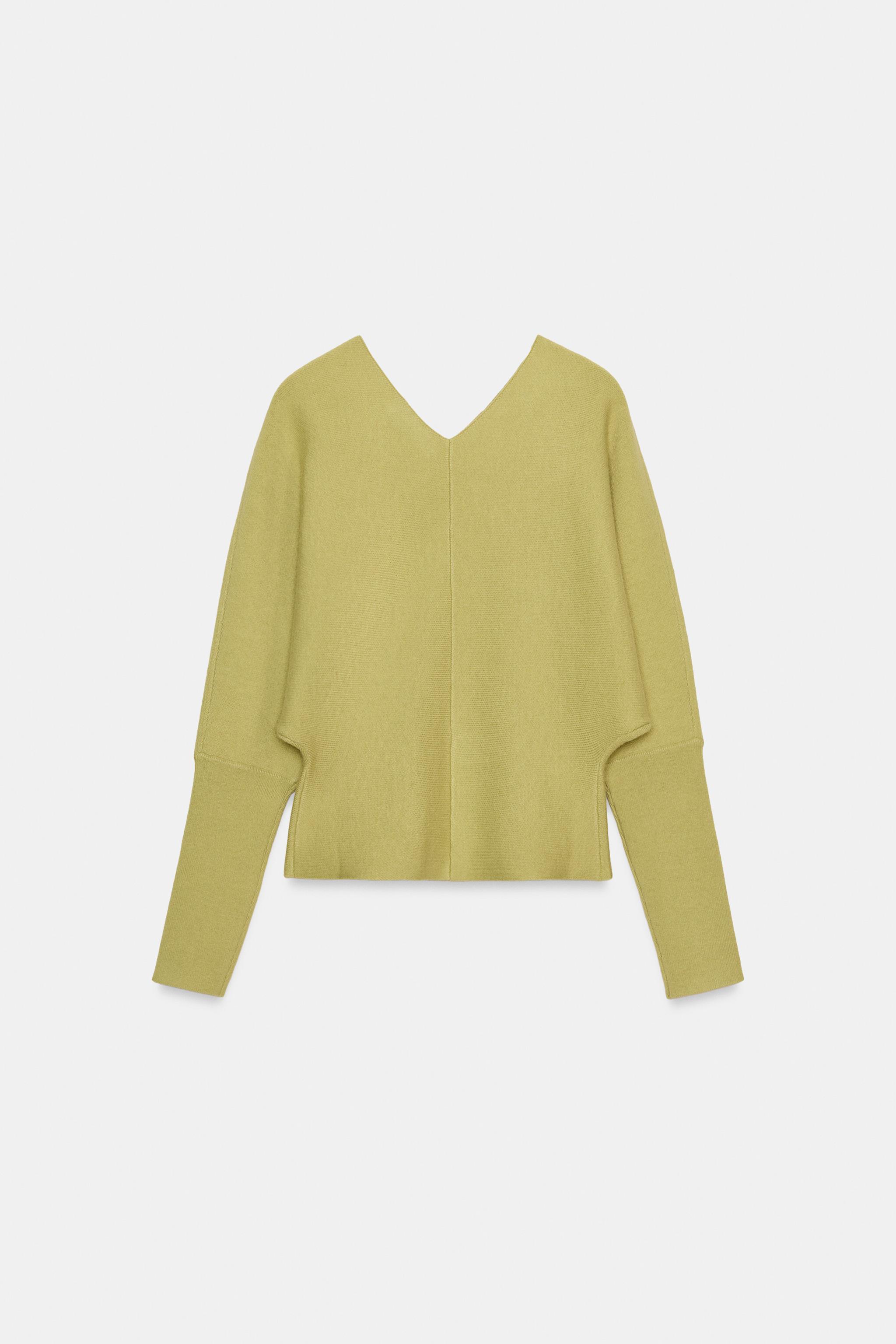 PULL EN MAILLE COL V