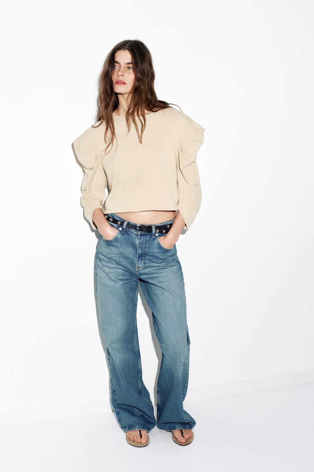 DRAPED SLEEVE KNIT JUMPER - image 2