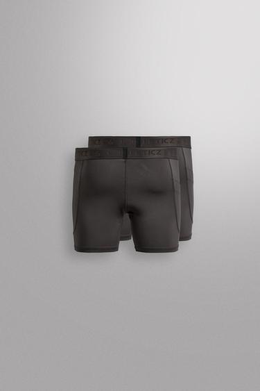 PACK DE 2 COLLANTS COURTS - Marron de Zara - Image 1