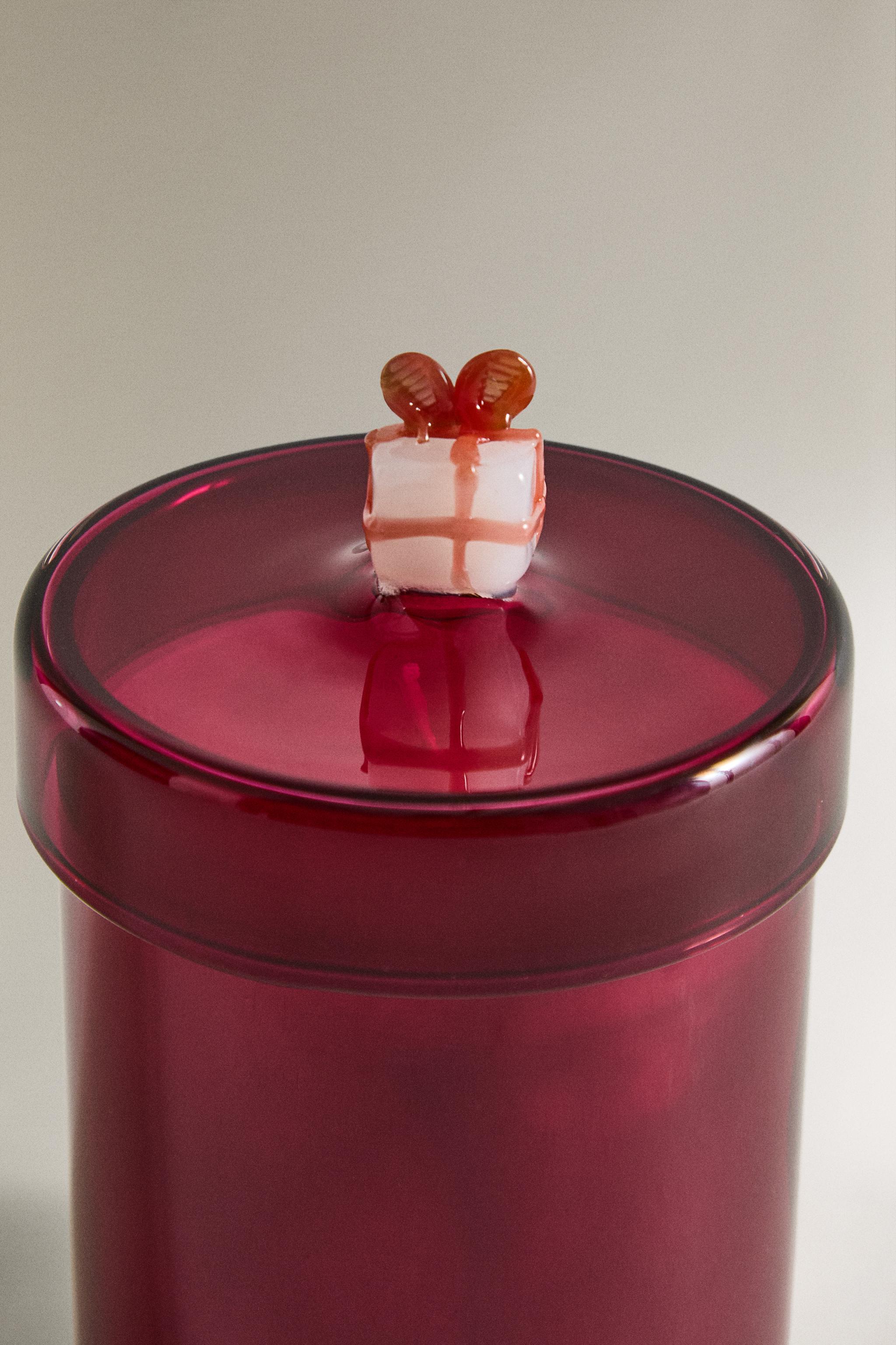 (220 G) GINGERBREAD BOROSILICATE GLASS SCENTED CANDLE