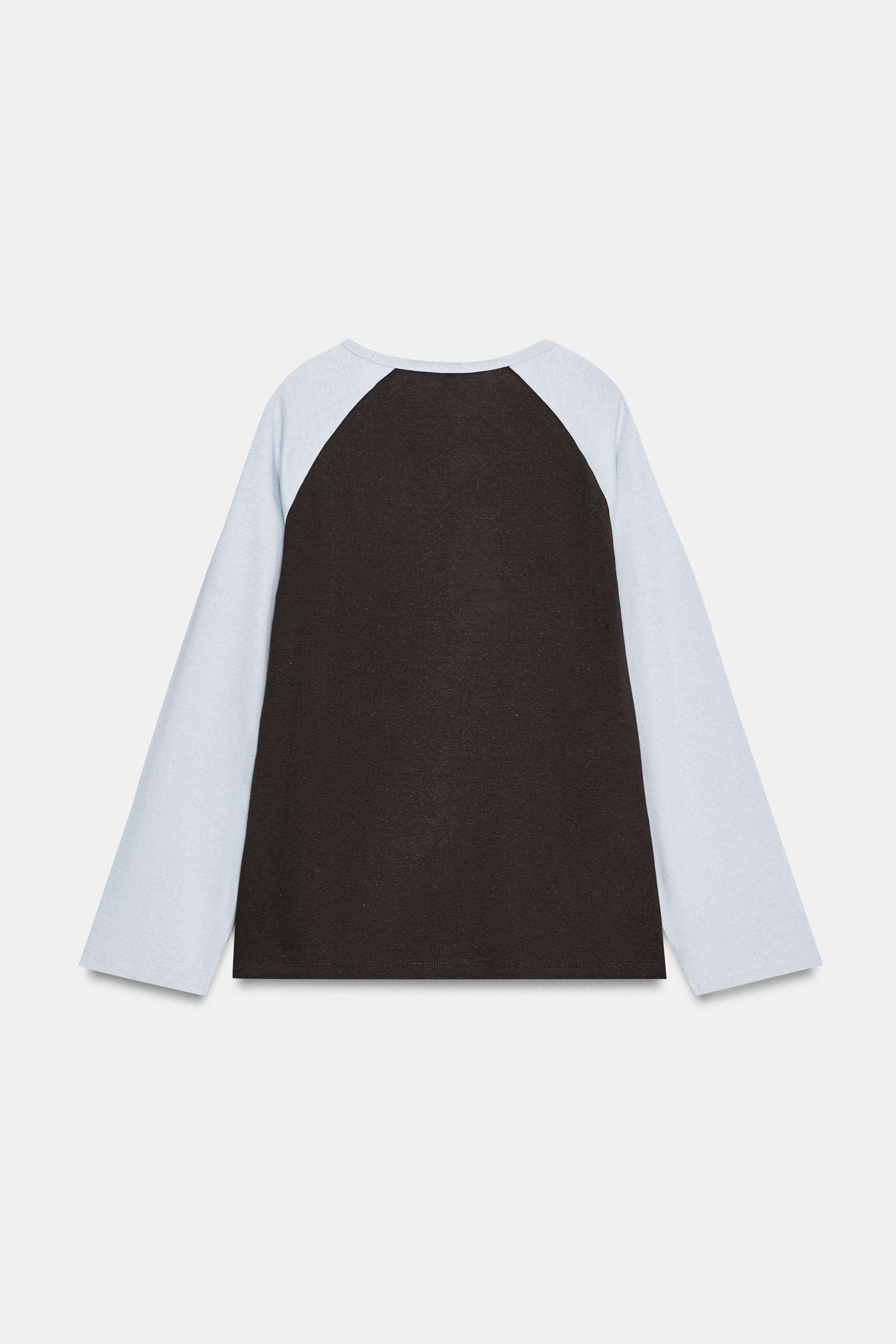 CONTRAST RAGLAN T-SHIRT