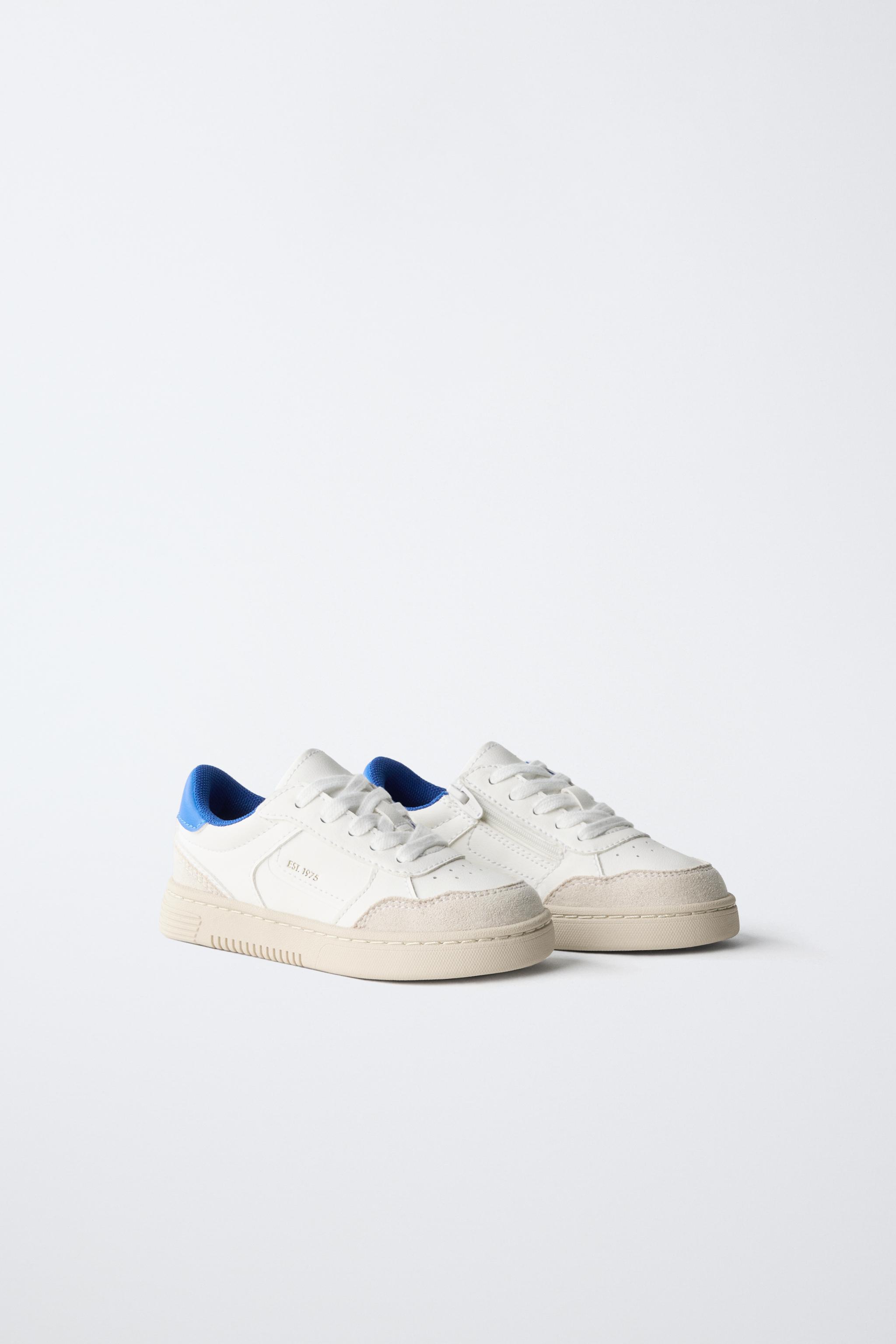 CONTRASTING SNEAKERS — White