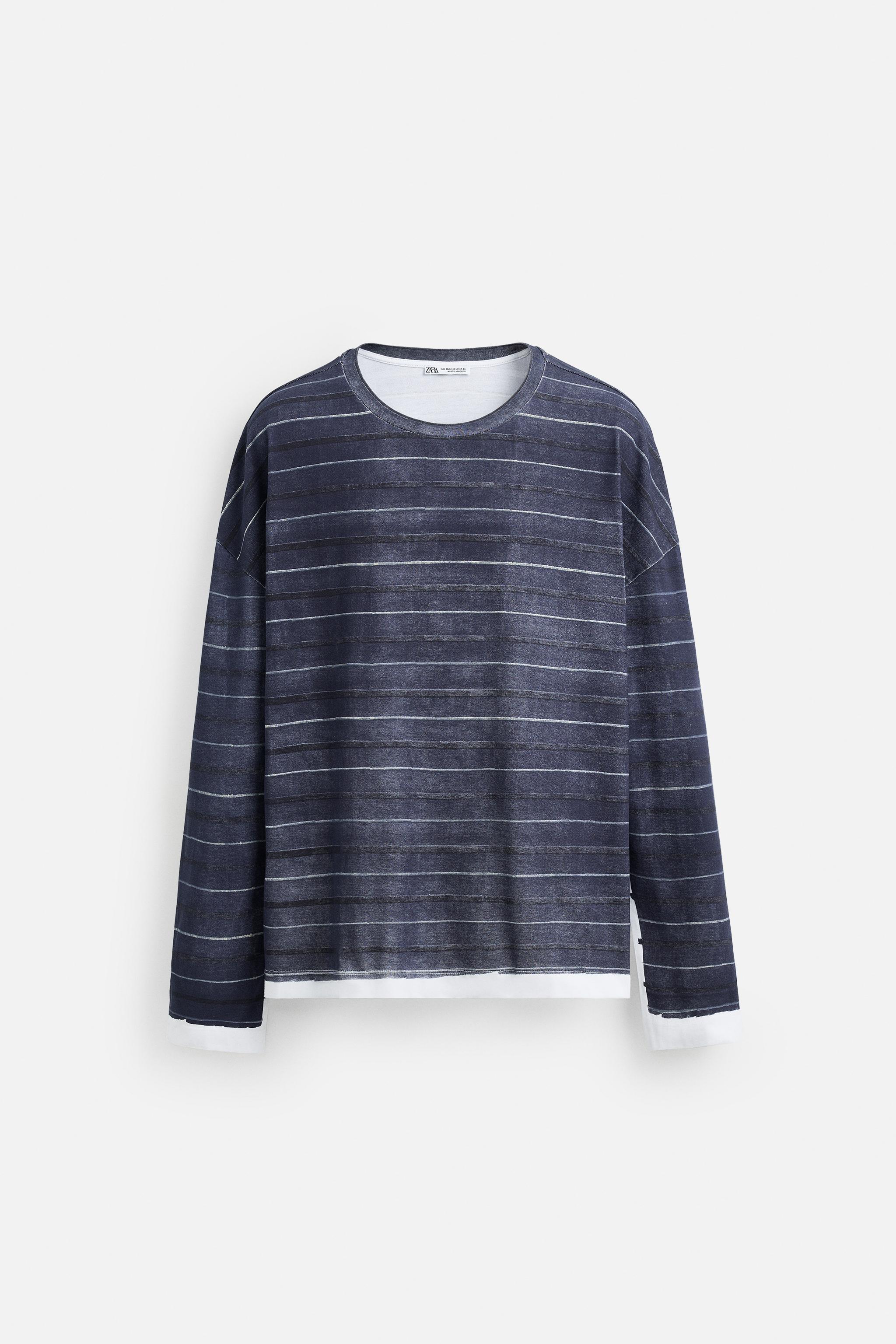T-SHIRT À IMPRIMÉ RAYURES