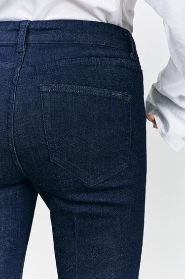 ZW COLLECTION BOOTCUT MID-WAIST JEANS - Blue by Zara