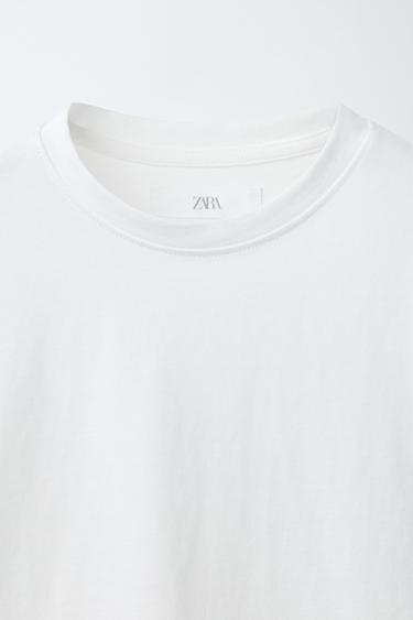 BASIC T-SHIRT - White by Zara - Image 2