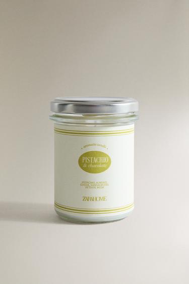 Zara (130 G) PISTACHIO & CHOCOLATE SCENTED CANDLE - Pistachio - Image 0
