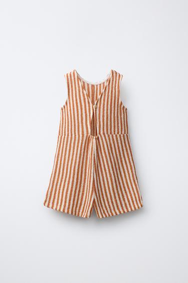 COMBI-SHORT EN MAILLE À POCHES ET RAYURES - Toffee de Zara - Image 4