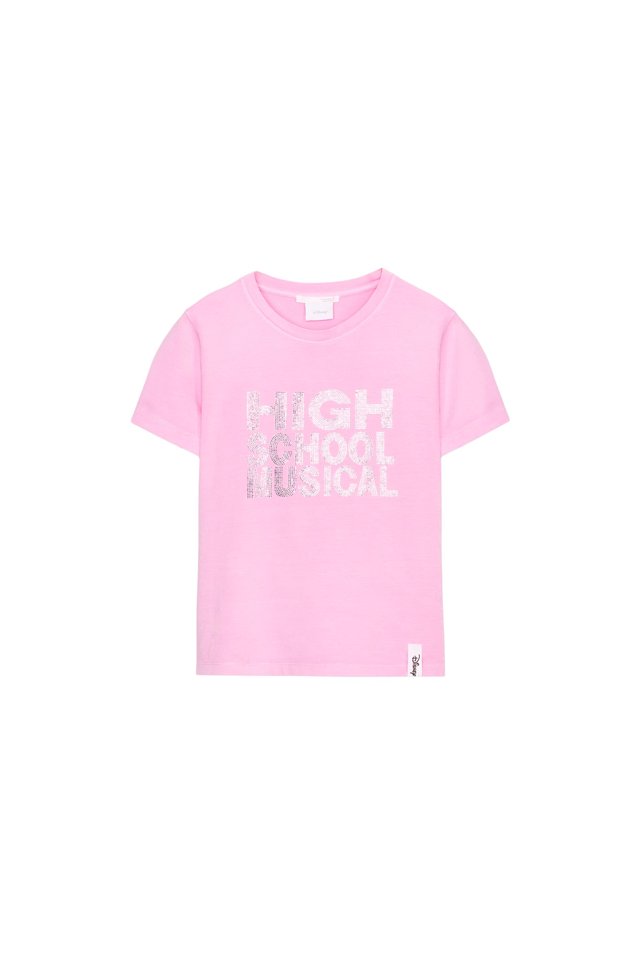 ハイスクールミュージカル © ディズニー Tシャツ - ピンク | ZARA