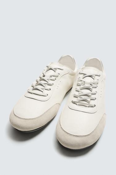 TENNIS EN CUIR ÉDITION LIMITÉE - Blanc de Zara - Image 4