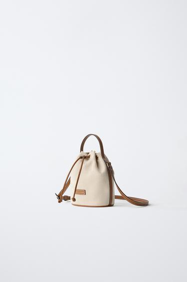 BUCKET BAG - Ecru White by Zara - Image 1