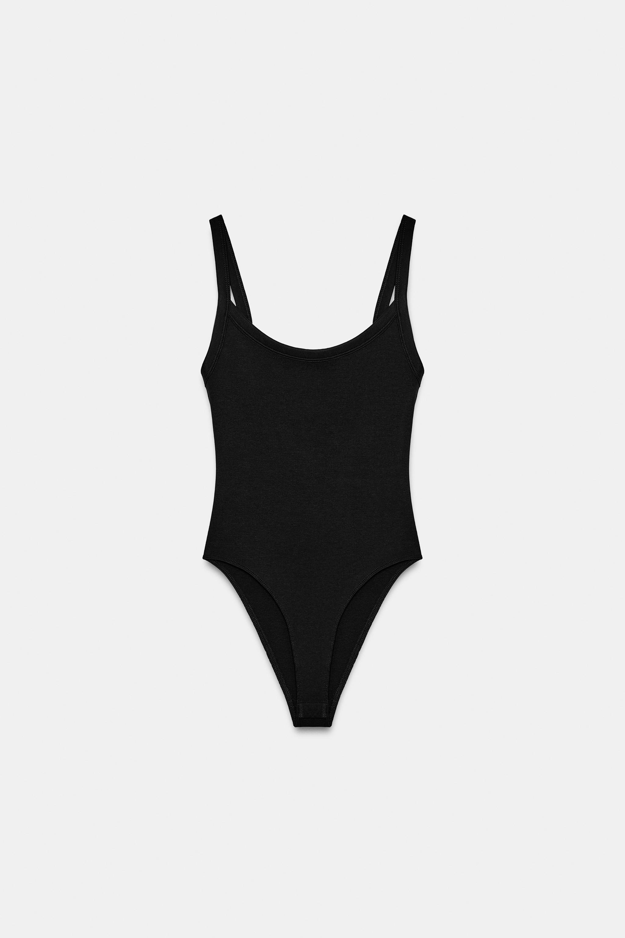 COTTON STRAPPY BODYSUIT