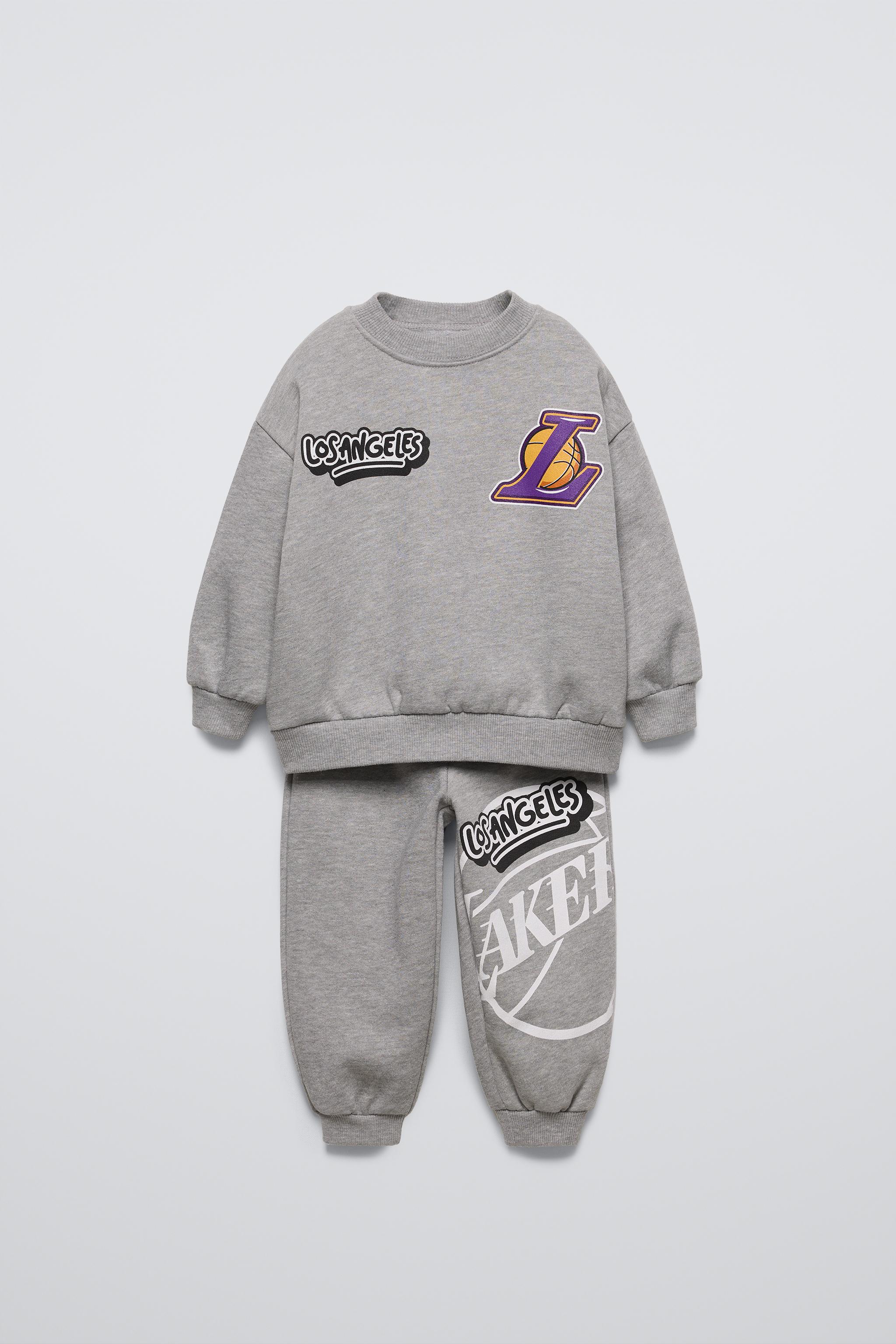 Sweat lakers gris sale