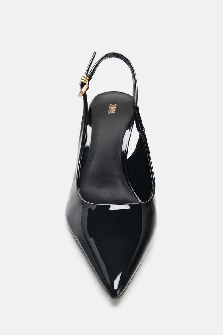 ZAPATOS DE TACÓN CON HEBILLA METÁLICA 5