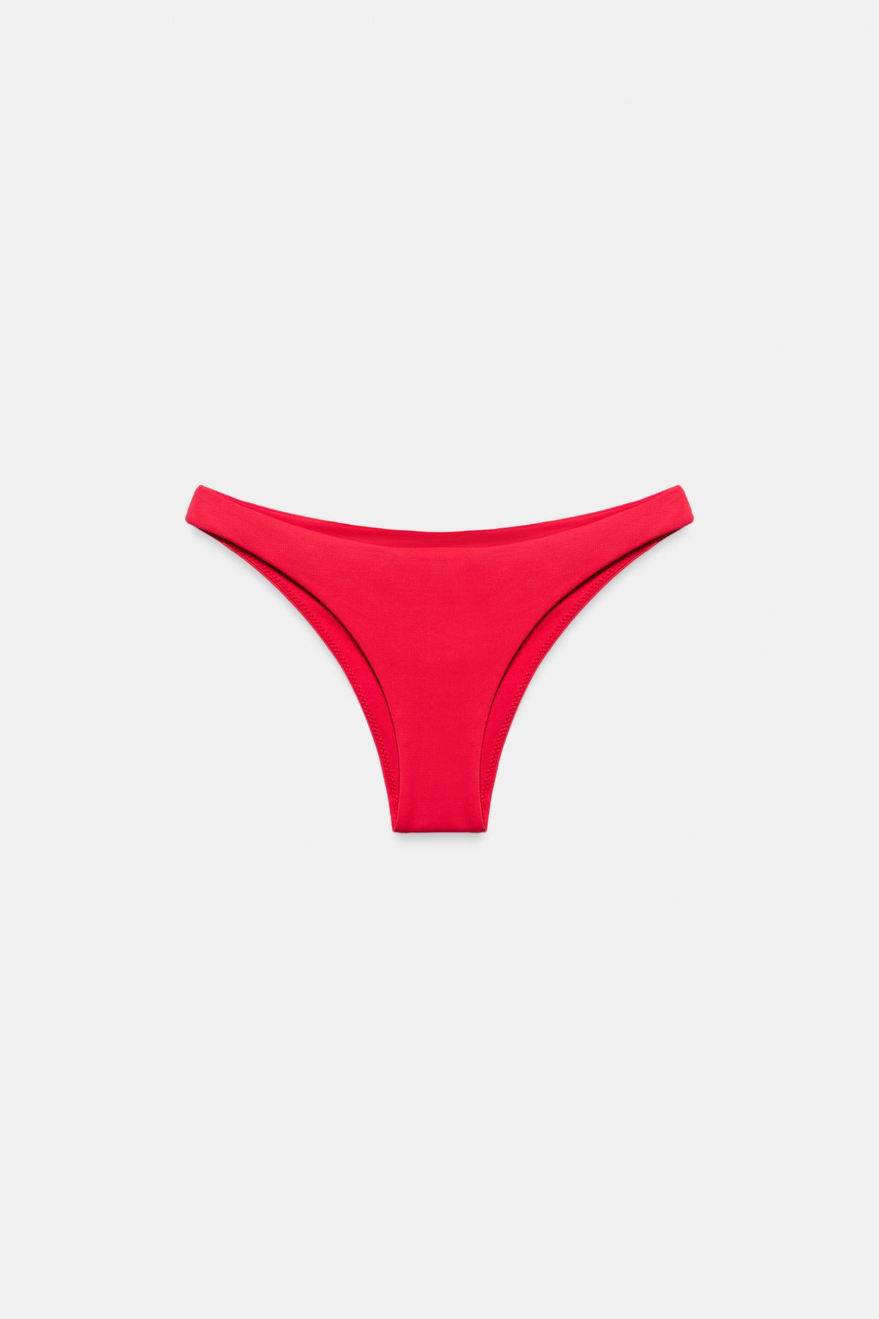 BASIC BIKINI BOTTOMS — Red