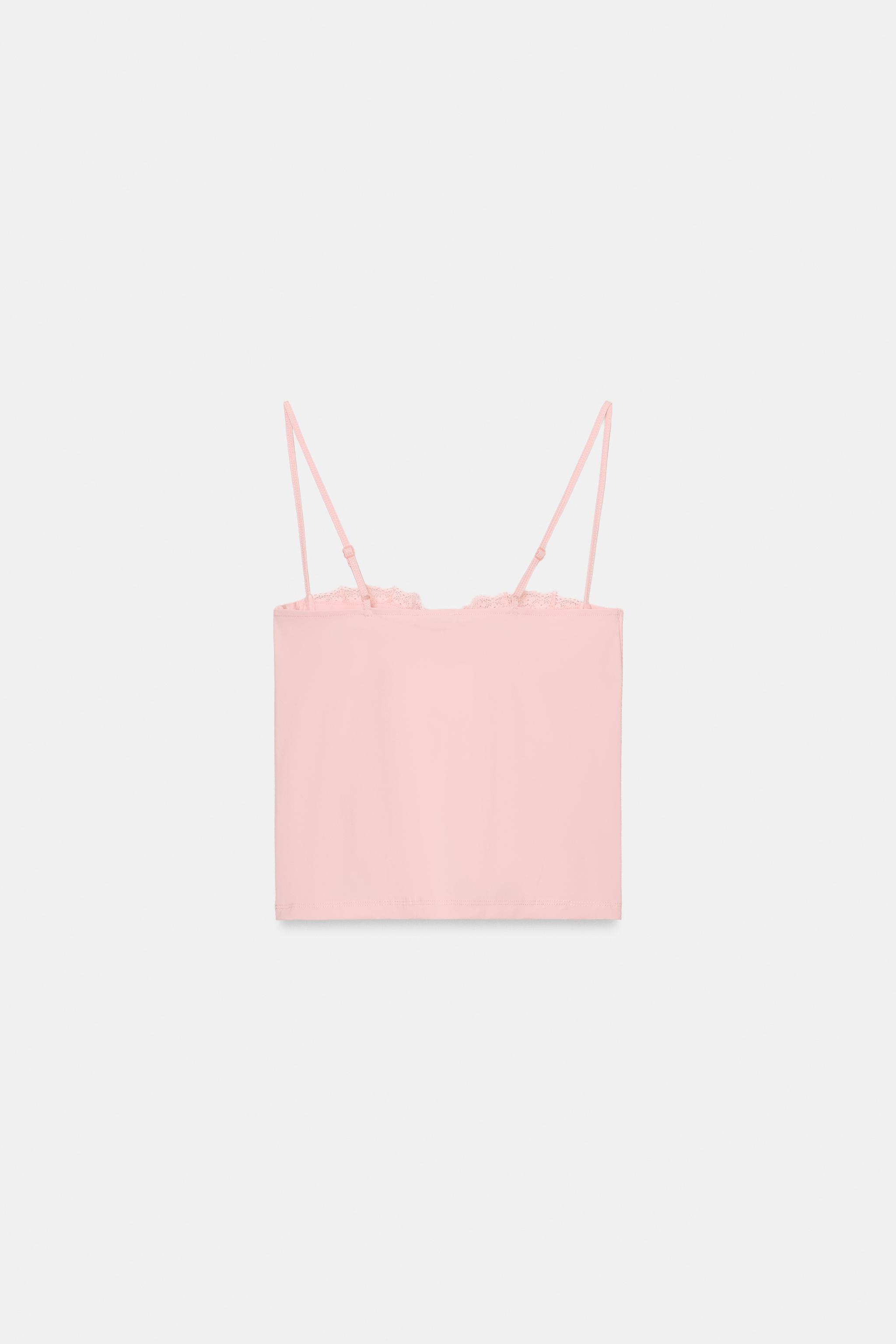 LACE COMBINATION CORSET TOP