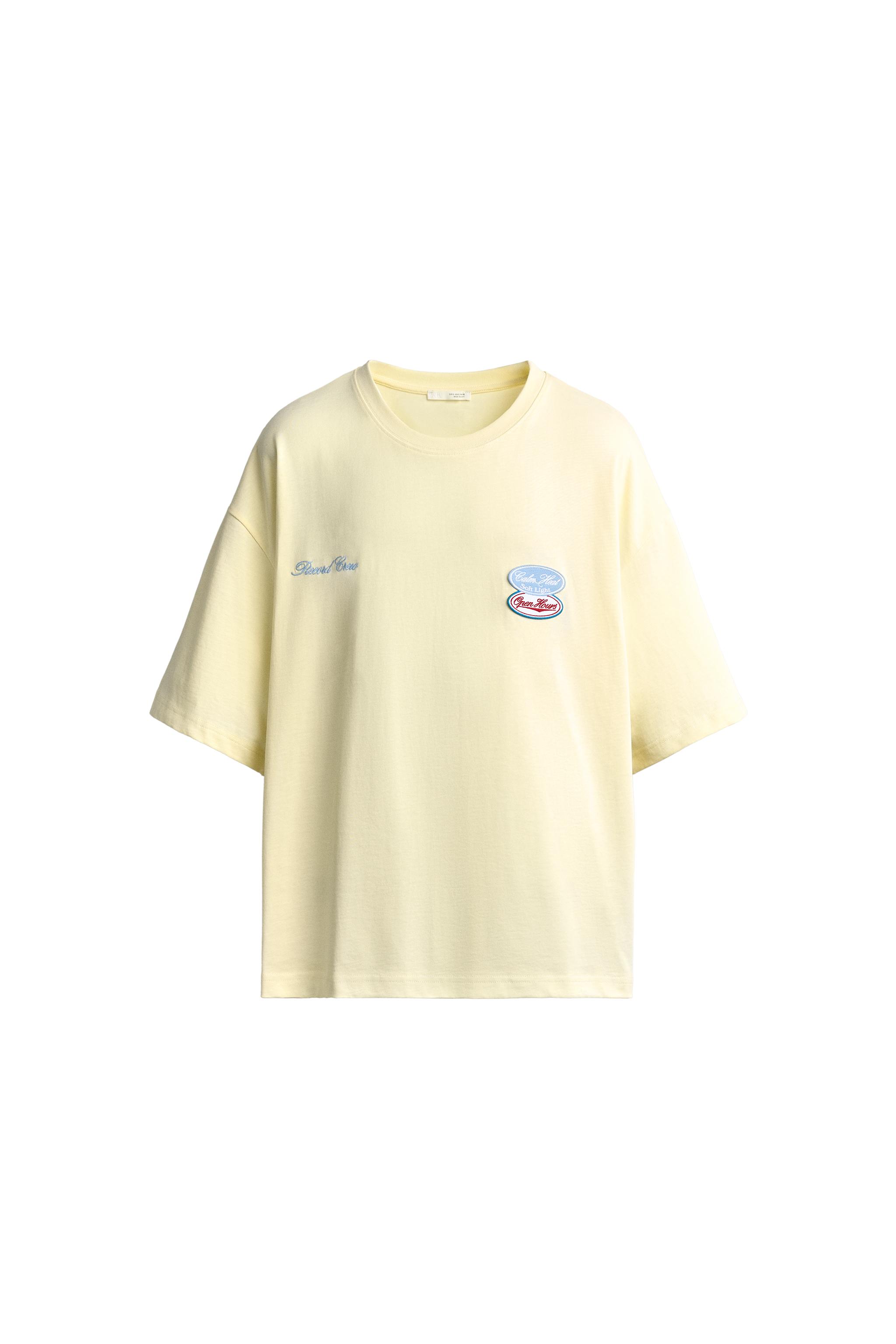 CAMISETA RELAXED FIT PARCHES COMBINADOS