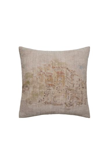 LANDSCAPE PRINT CUSHION COVER – Bézs a ZARA-tól