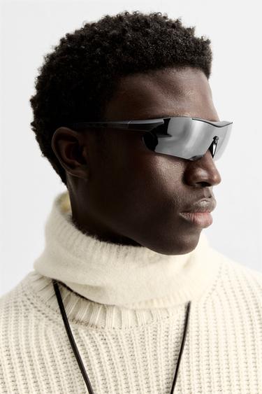 RIMLESS SUNGLASSES - Black by Zara - Image 1