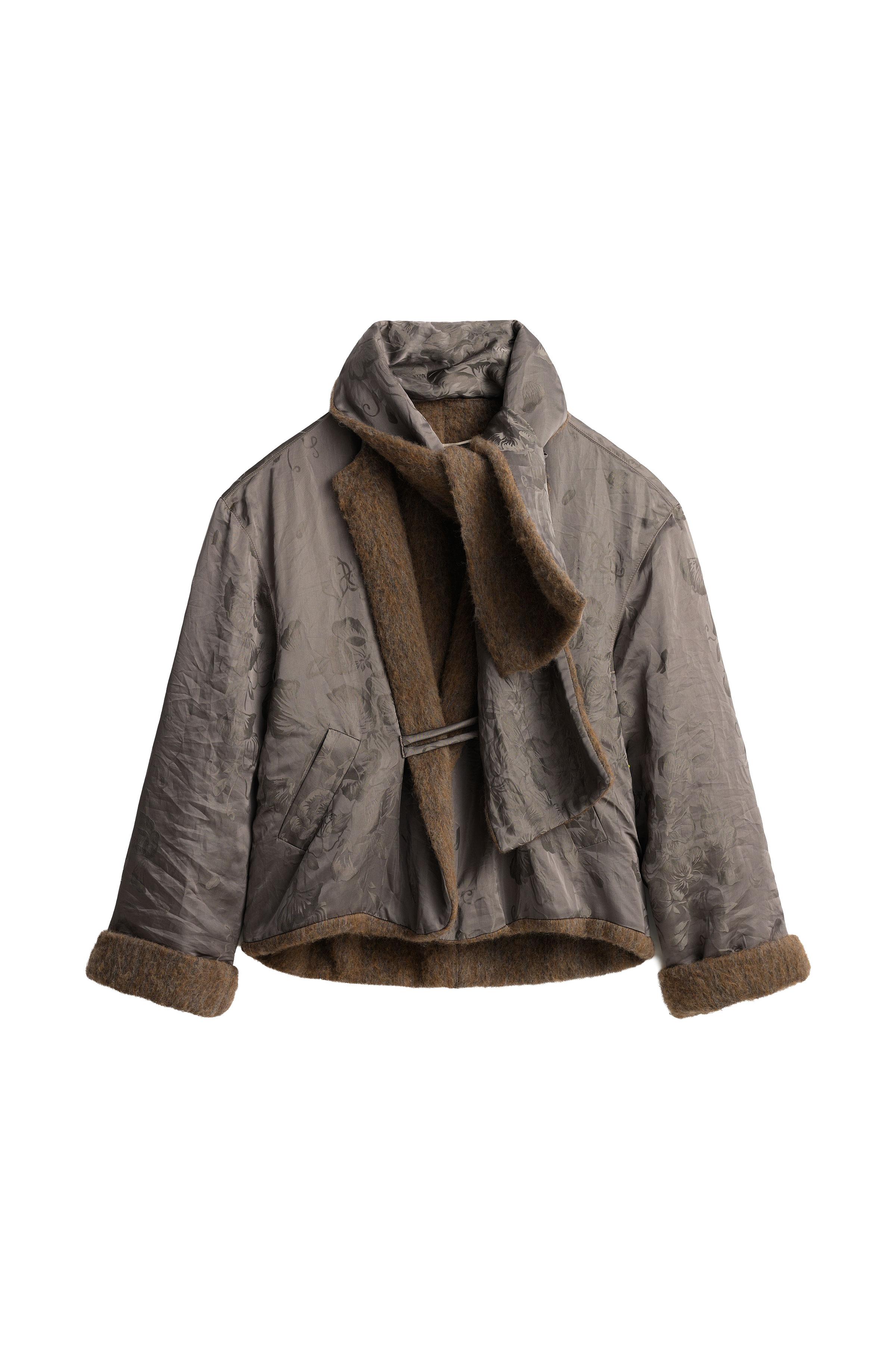 ABRIGO JACQUARD REVERSIBLE BUFANDA LIMITED EDITION