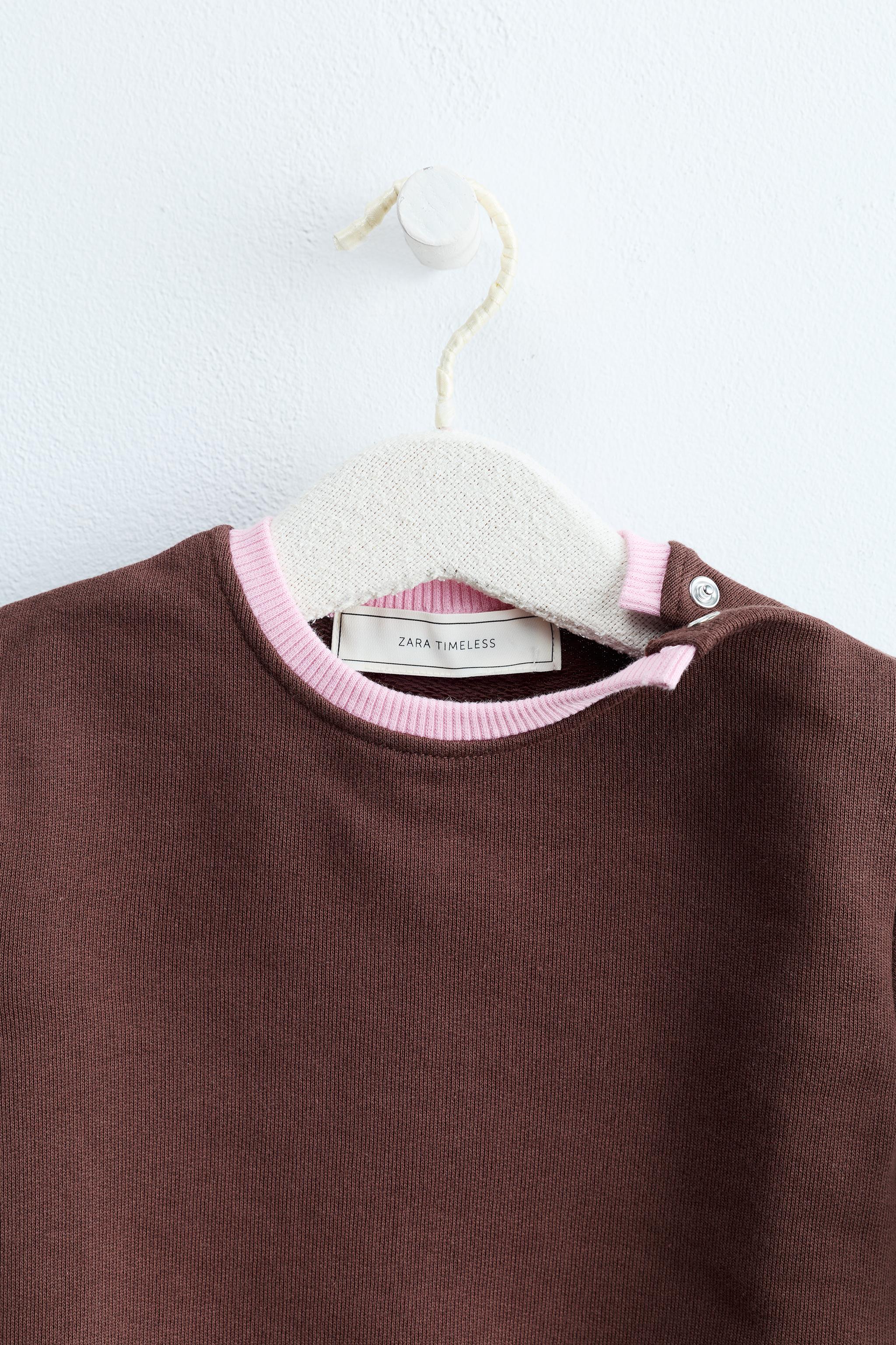 Zara TIMELESS - SWEAT CONTRASTE