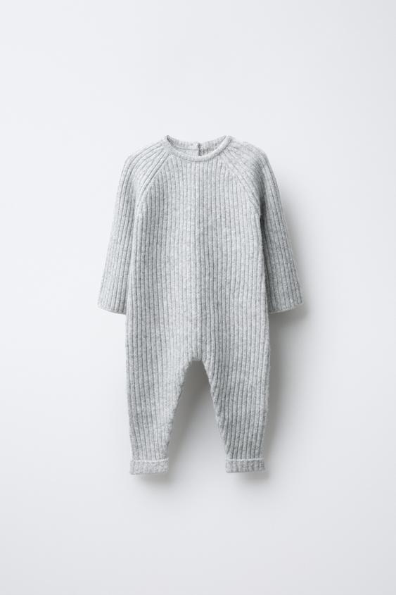 RIBBED KNIT JUMPSUIT