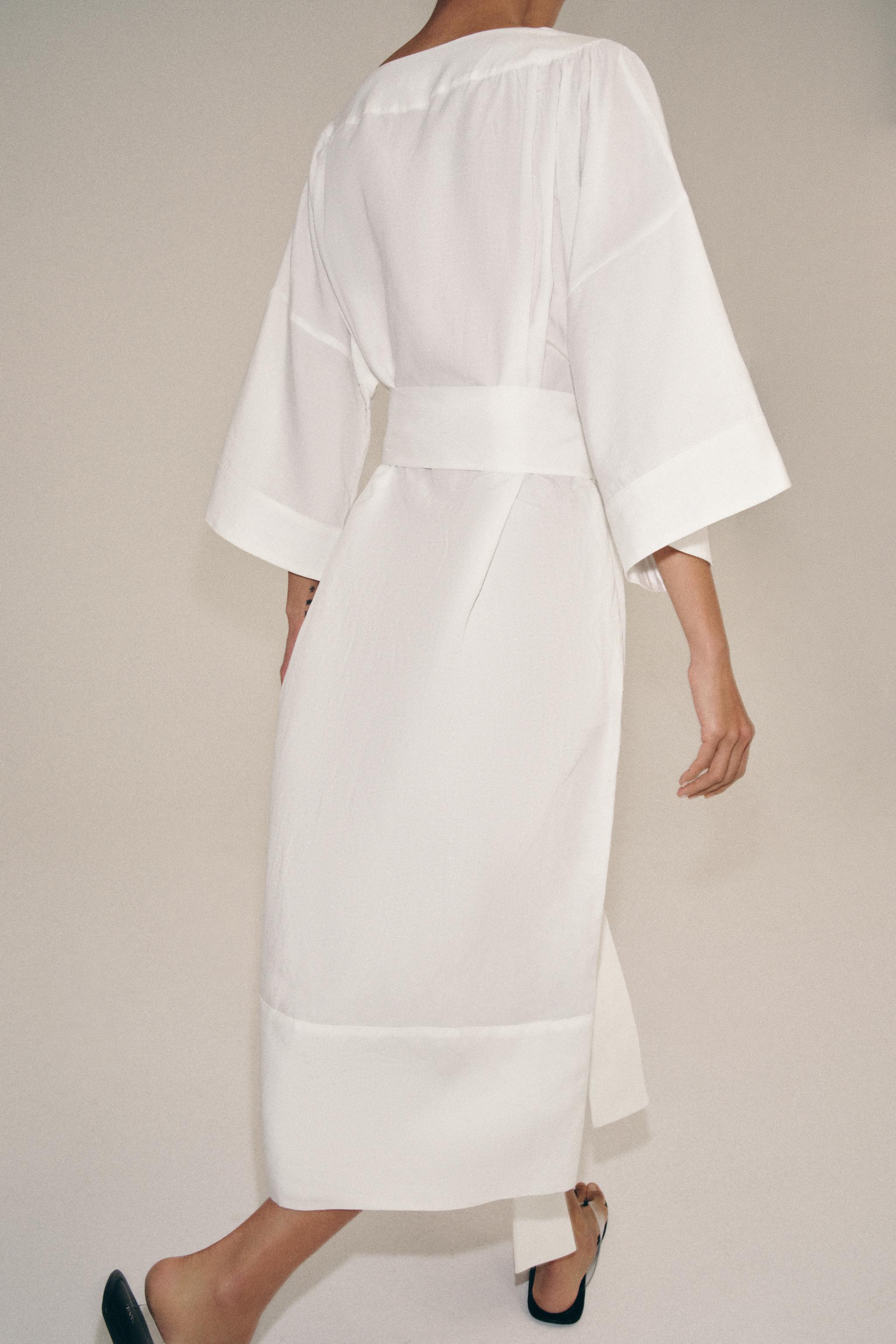 ROBE TUNIQUE AVEC CEINTURE ZW COLLECTION
