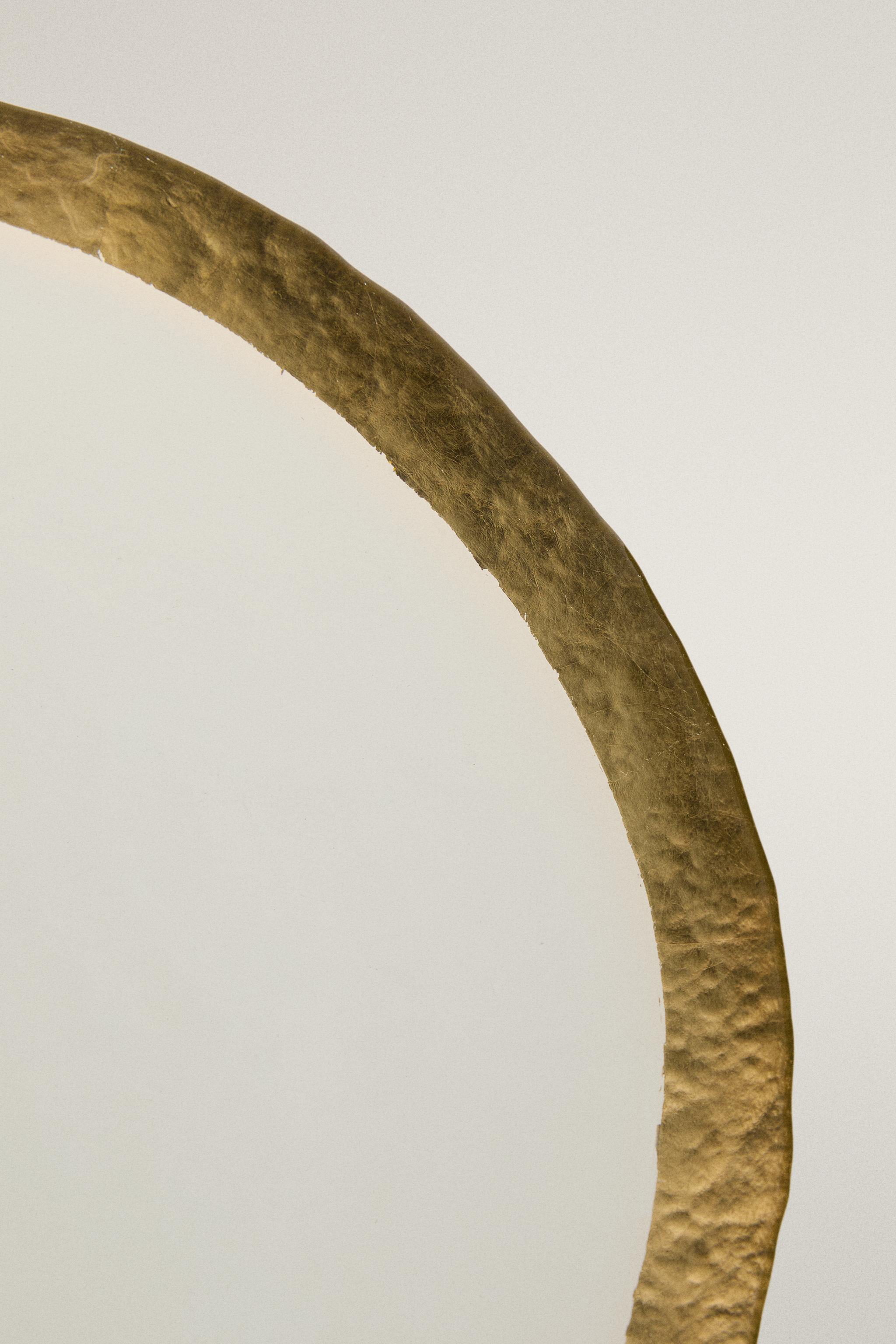 GLASS SERVICE PLATE WITH RIM
